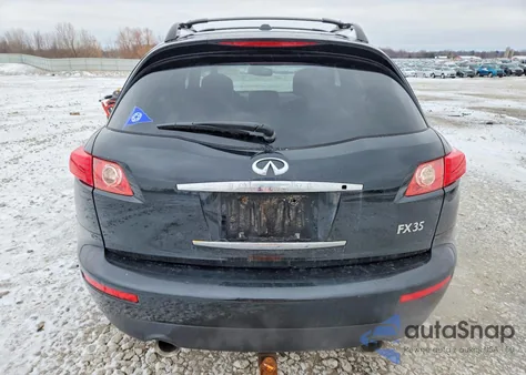 2008 Infinity Fx35 z USA, uszkodzony, nr VIN JNRAS08W38X207296